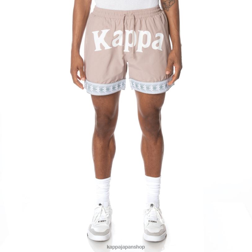 Kappa 男性 222 バンダ カルバンド スイムショーツ ベージュ 480LJ250