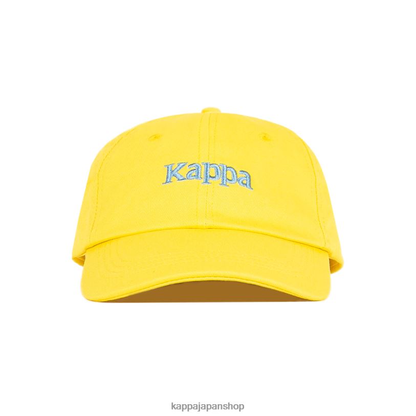 Kappa ユニセックス 本物のホーヘフェーンキャップ 黄色、水色 480LJ302