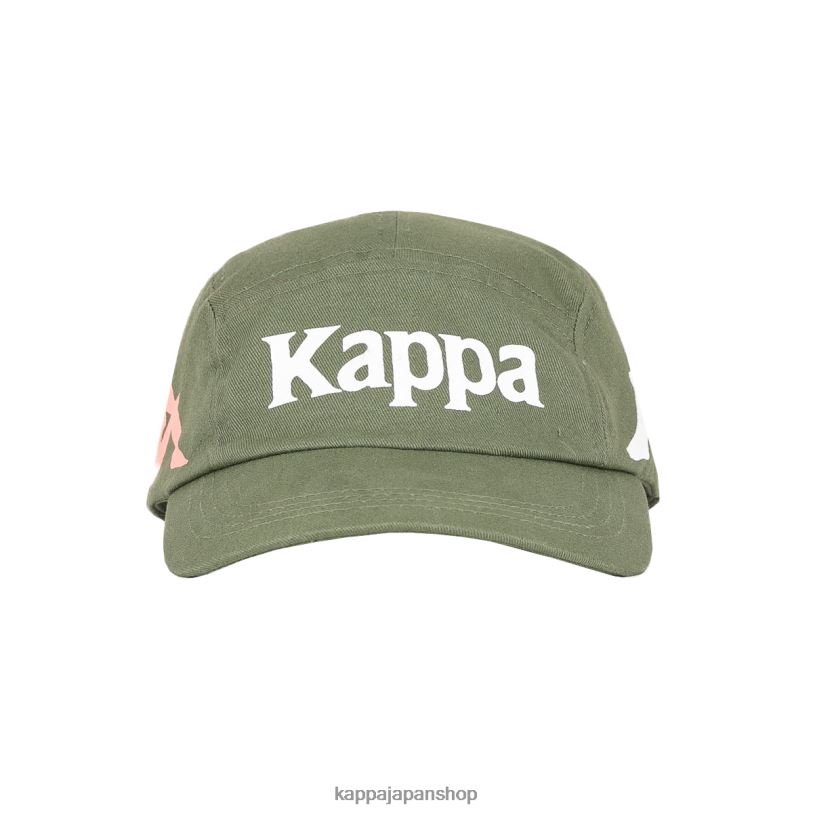 Kappa ユニセックス 本物のアンフライキャップ グリーンオリーブ 480LJ331