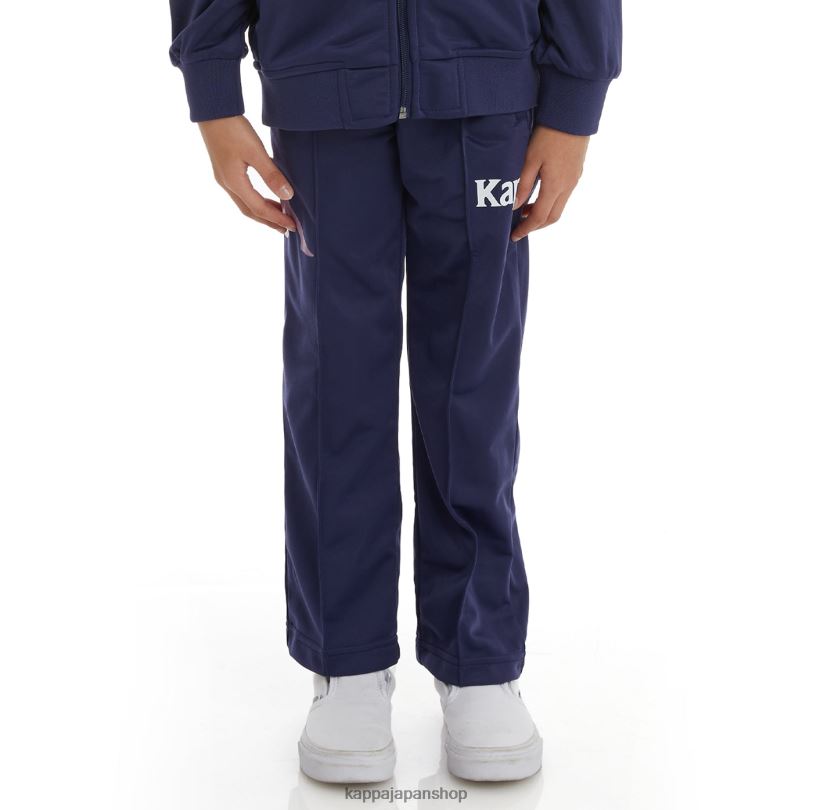 Kappa 子供たち キッズオーセンティックアンブレットトラックパンツ 海軍 480LJ471