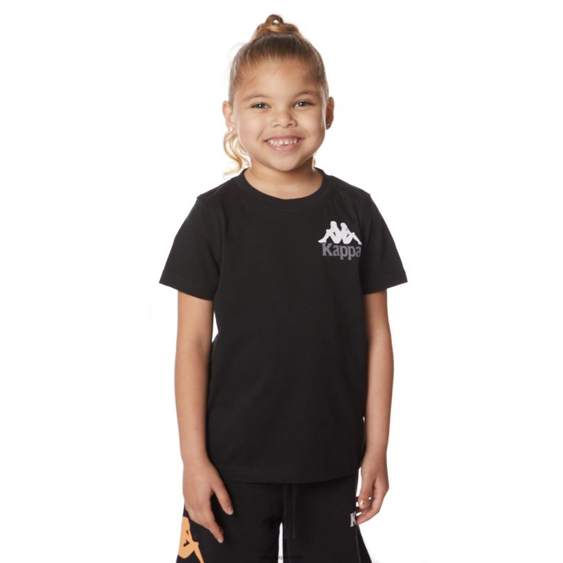 Kappa 子供たち キッズオーセンティックエイブルズTシャツ ブラックジェット 480LJ640