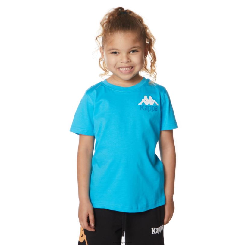 Kappa 子供たち キッズオーセンティックエイブルズTシャツ ターコイズ 480LJ645