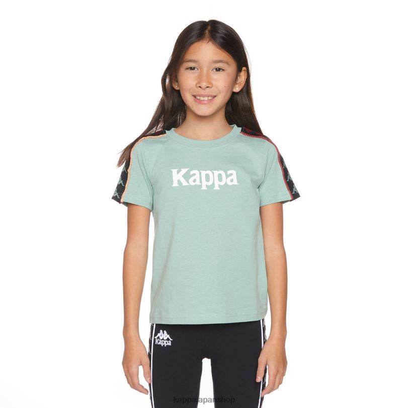 Kappa 子供たち キッズ 222 バンダ マース Tシャツ セージオレンジ 480LJ659