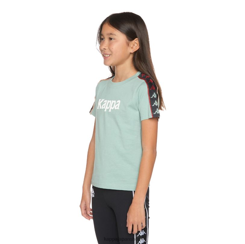 Kappa 子供たち キッズ 222 バンダ マース Tシャツ セージオレンジ 480LJ659
