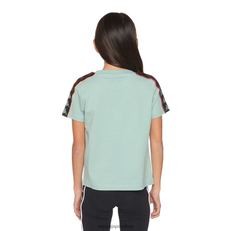 Kappa 子供たち キッズ 222 バンダ マース Tシャツ セージオレンジ 480LJ659