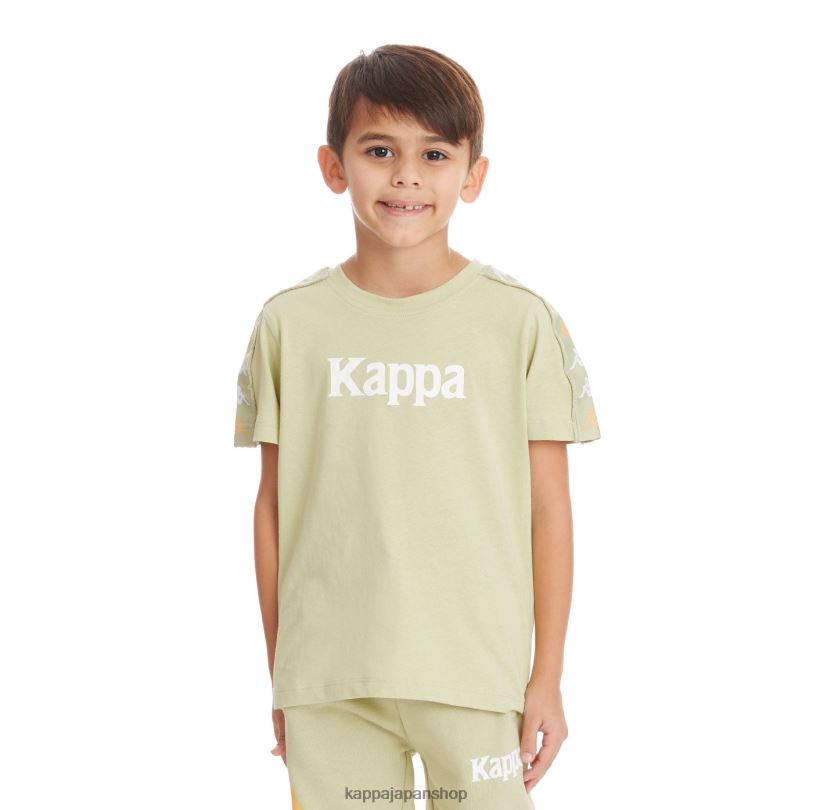 Kappa 子供たち キッズ 222 バンダ ベンドシン T シャツ グリーンセージ 480LJ746
