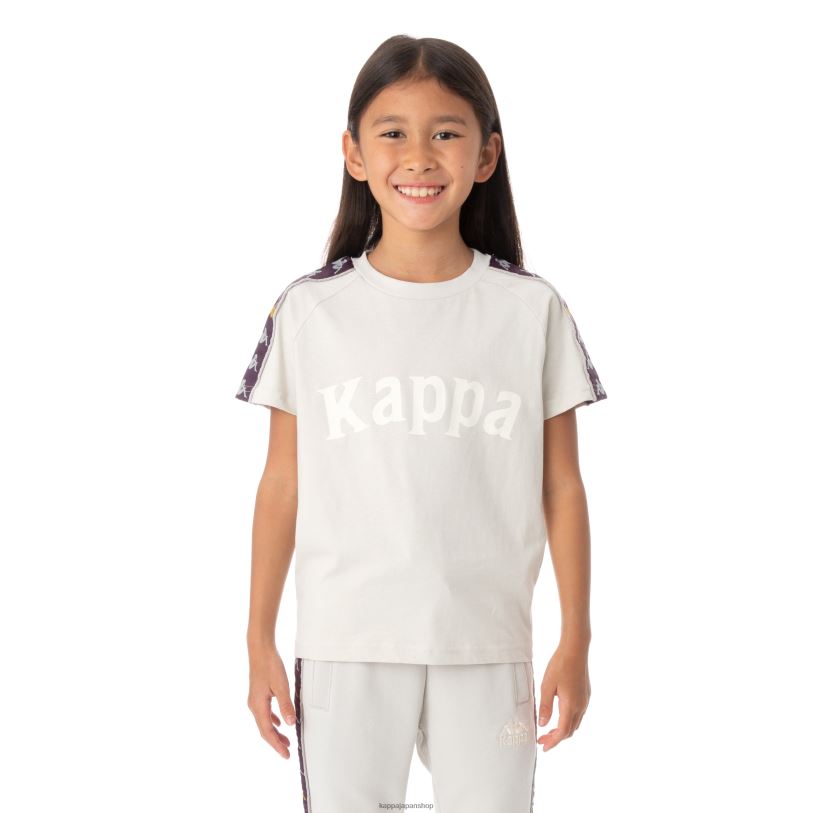 Kappa 子供たち キッズ222バンダデトTシャツ グレーシルバー 480LJ782