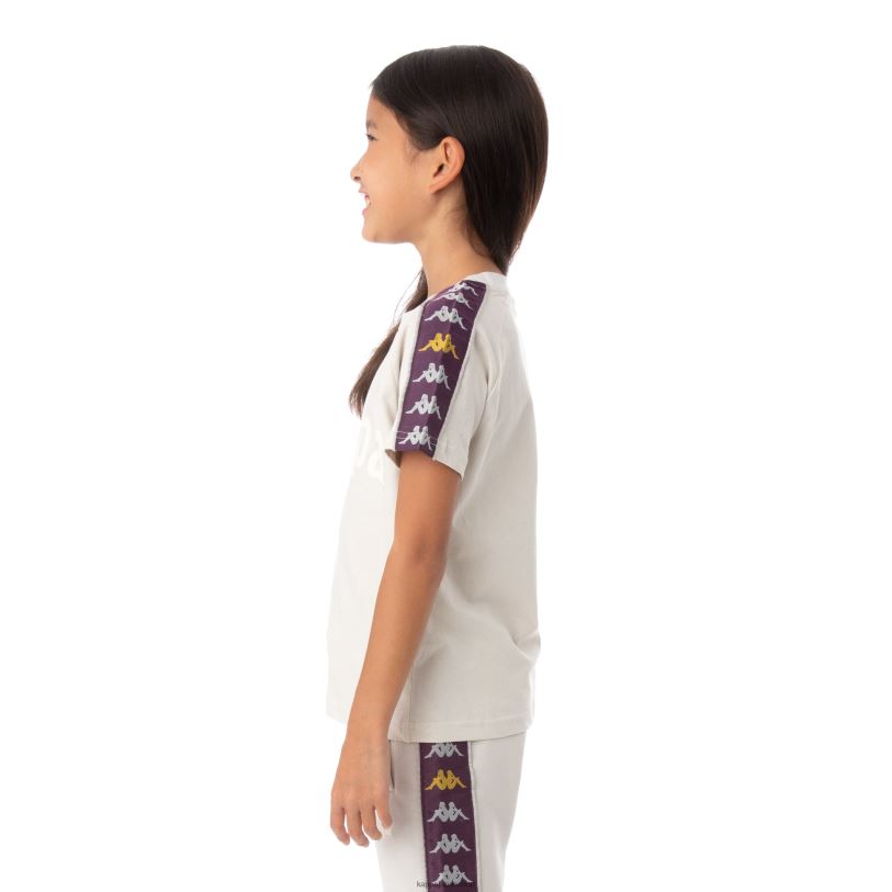 Kappa 子供たち キッズ222バンダデトTシャツ グレーシルバー 480LJ782