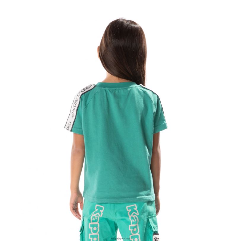 Kappa 子供たち キッズロゴテープ アヴィレック 2 Tシャツ ティール 480LJ682