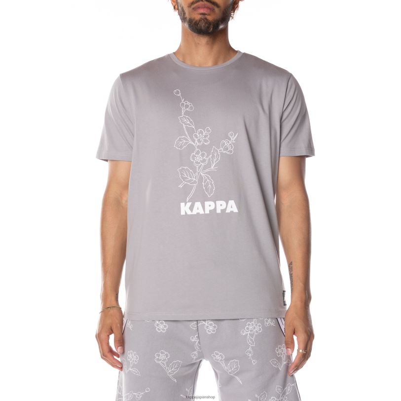 Kappa 男性 本物のJPNビトリオールTシャツ グレー 480LJ173