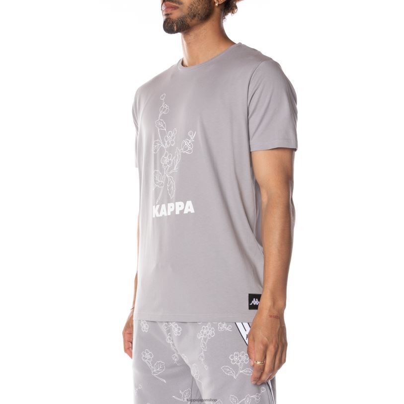 Kappa 男性 本物のJPNビトリオールTシャツ グレー 480LJ173