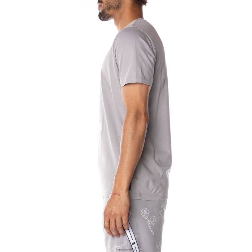 Kappa 男性 本物のJPNビトリオールTシャツ グレー 480LJ173