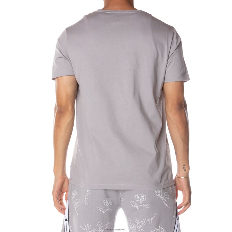 Kappa 男性 本物のJPNビトリオールTシャツ グレー 480LJ173