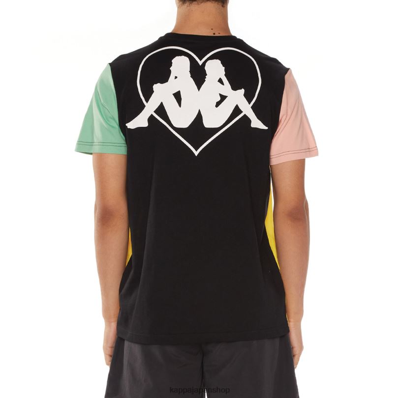 Kappa 男性 本物のザブゼTシャツ ブラックジェット 480LJ103