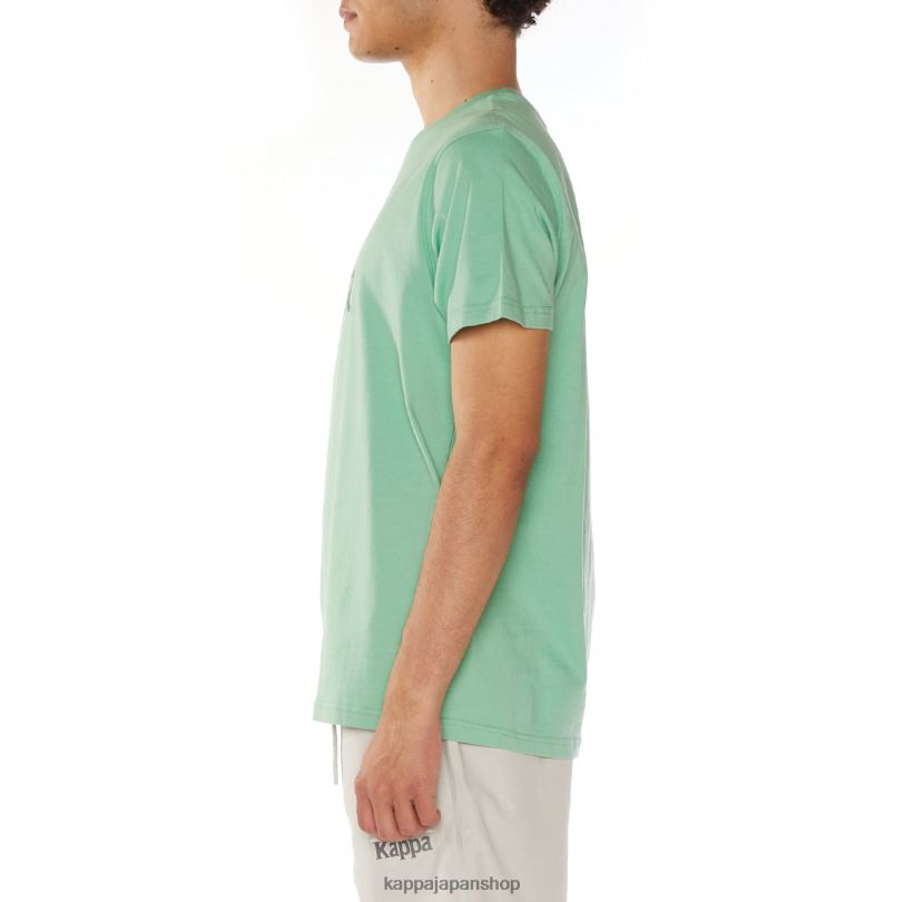 Kappa 男性 本物のルニスTシャツ 緑 480LJ108