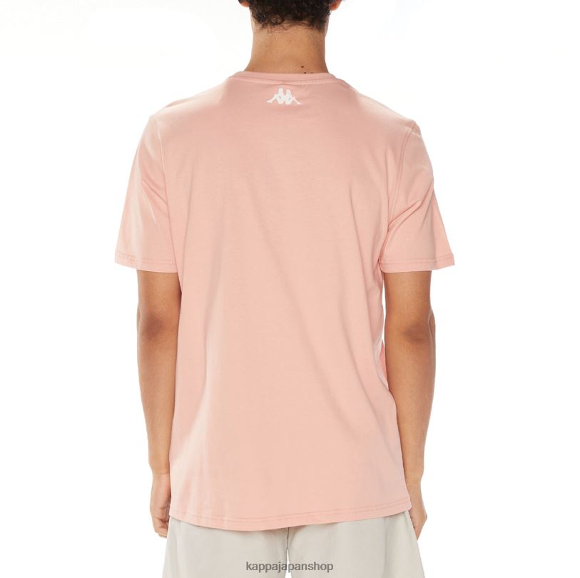 Kappa 男性 オーセンティックなリバーTシャツ ピンク 480LJ109