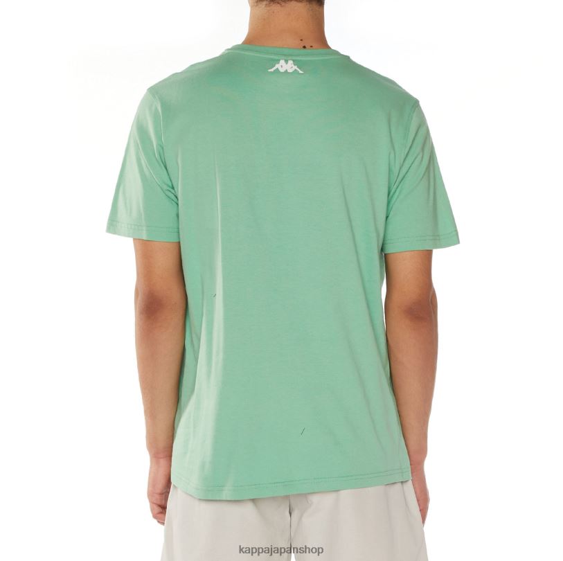 Kappa 男性 アイラ Tシャツ 緑 480LJ110