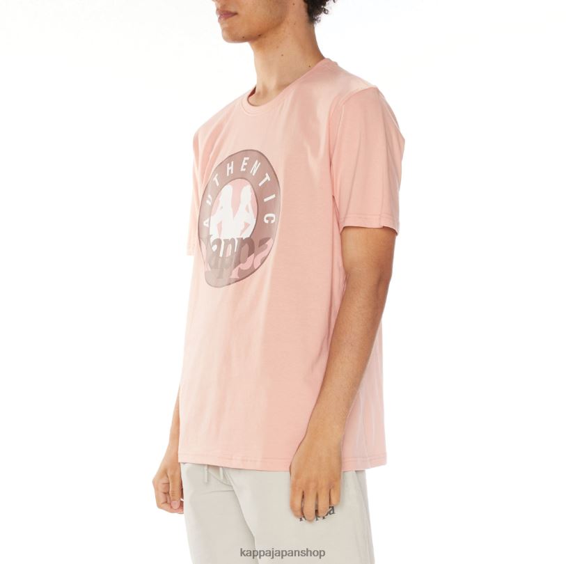 Kappa 男性 アイラ Tシャツ ピンク 480LJ111