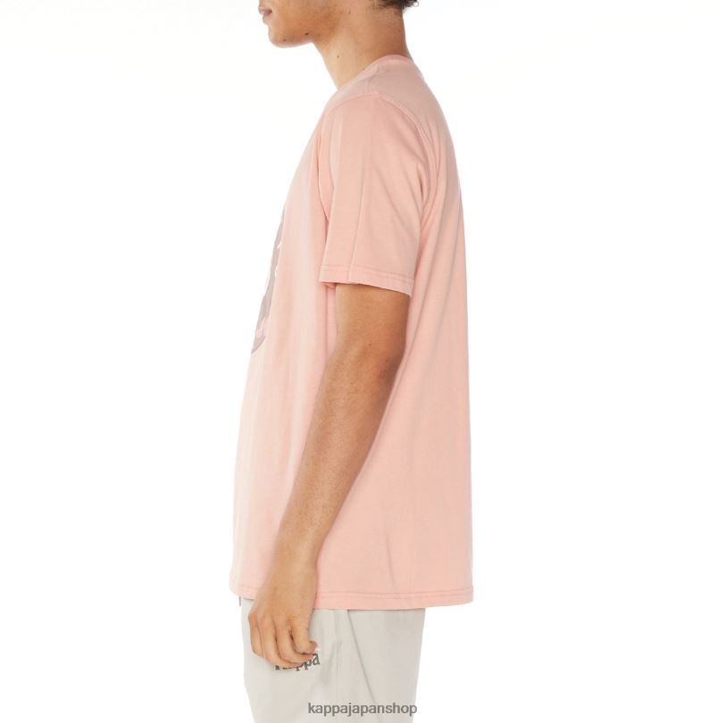 Kappa 男性 アイラ Tシャツ ピンク 480LJ111