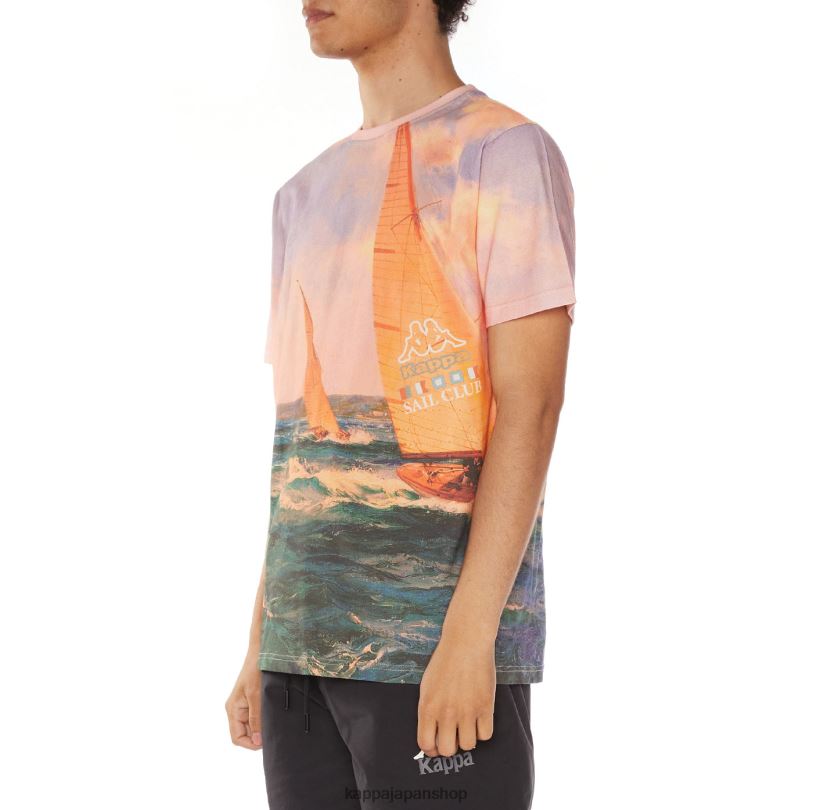 Kappa 男性 カーター Tシャツ ベージュ 480LJ117