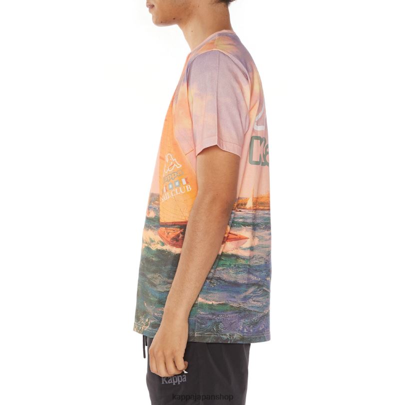 Kappa 男性 カーター Tシャツ ベージュ 480LJ117