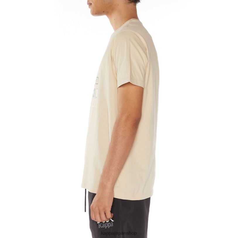 Kappa 男性 テミTシャツ ベージュ 480LJ120
