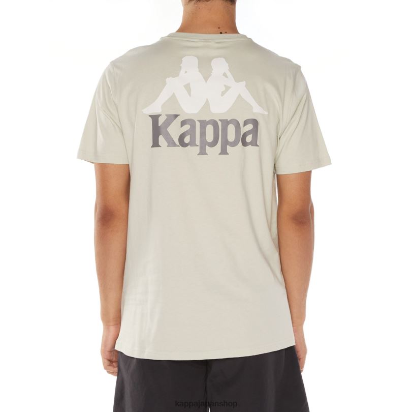 Kappa 男性 本物のエイブルズTシャツ グレー 480LJ126