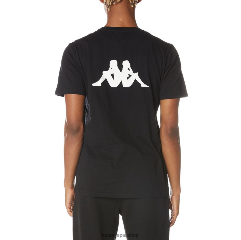 Kappa 男性 本物のルニスTシャツ ブラックジェット 480LJ132