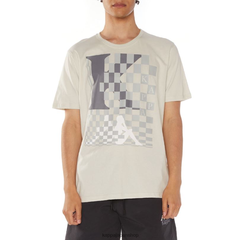 Kappa 男性 フィンTシャツ グレー 480LJ134