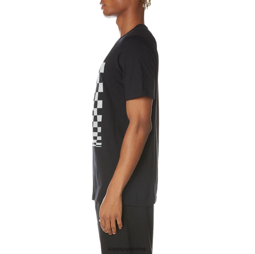 Kappa 男性 フィンTシャツ ブラックジェット 480LJ135