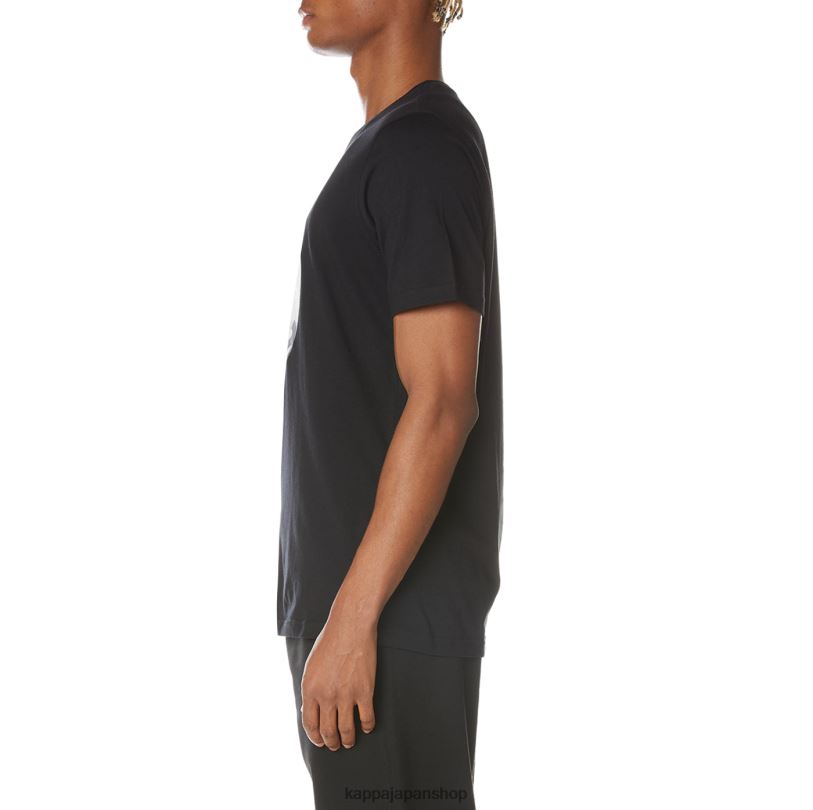 Kappa 男性 アイラ Tシャツ ブラックジェット 480LJ137
