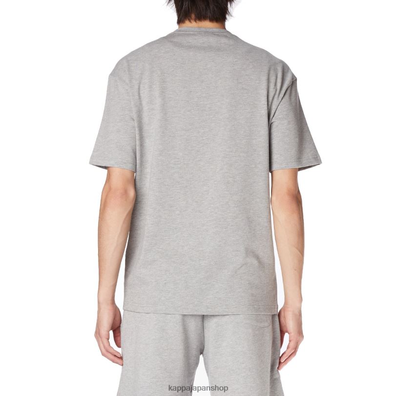 Kappa 男性 ローブジョバーニダルフィスTシャツ ライトグレー 480LJ153