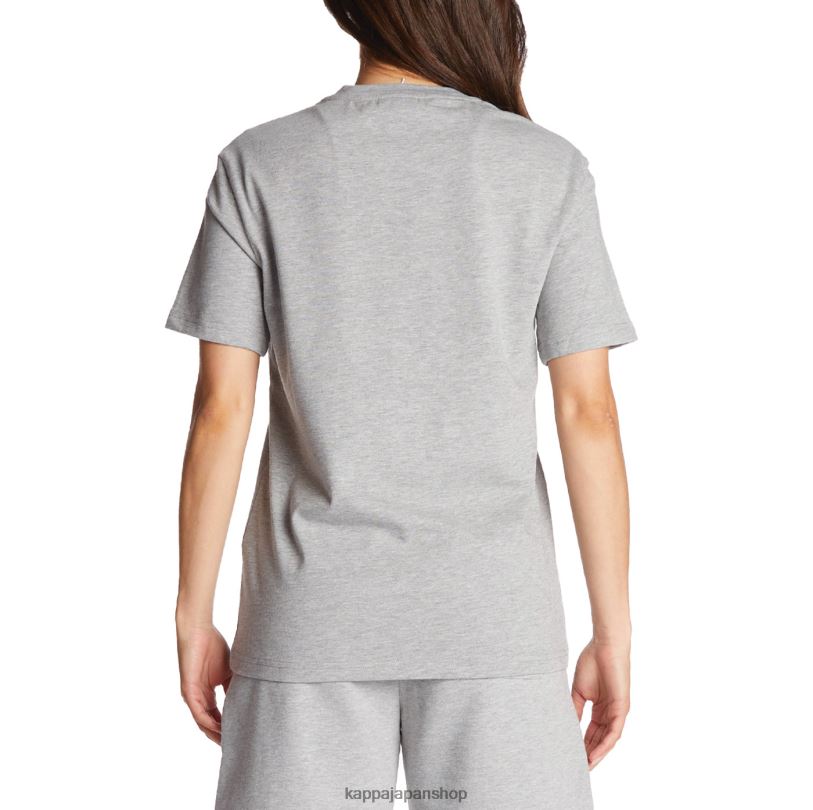 Kappa 男性 ローブジョバーニダルフィスTシャツ ライトグレー 480LJ153