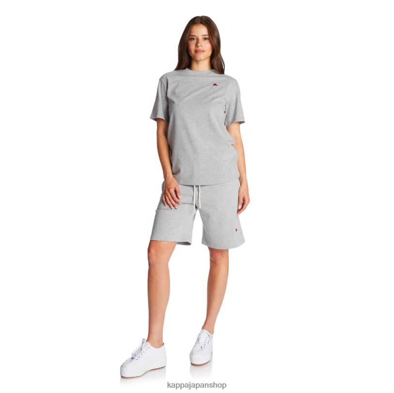Kappa 男性 ローブジョバーニダルフィスTシャツ ライトグレー 480LJ153