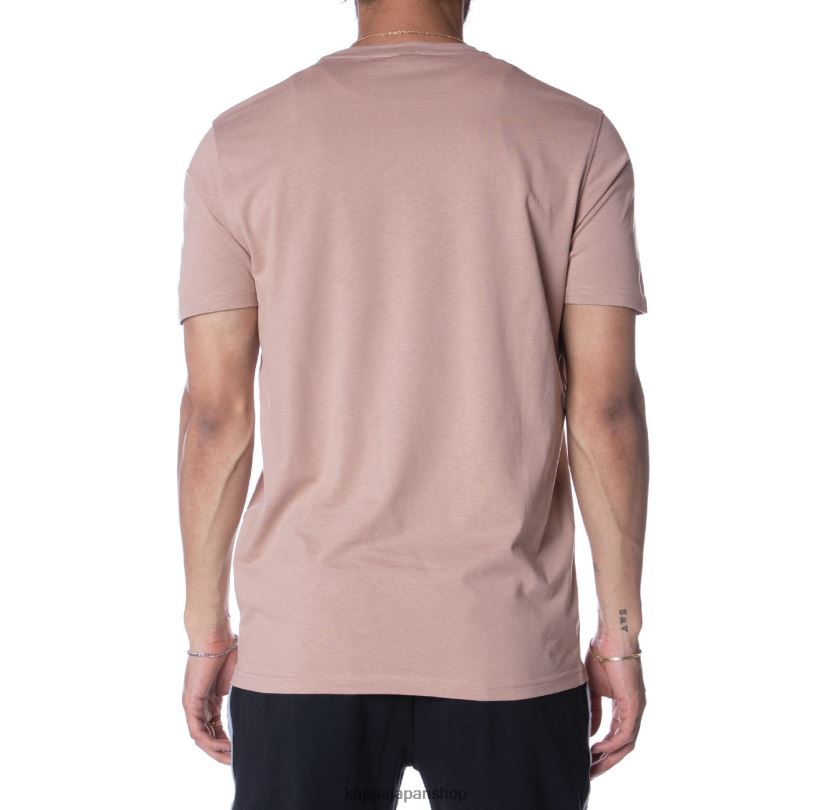 Kappa 男性 本物のエステッシ Tシャツ ベージュ 480LJ156