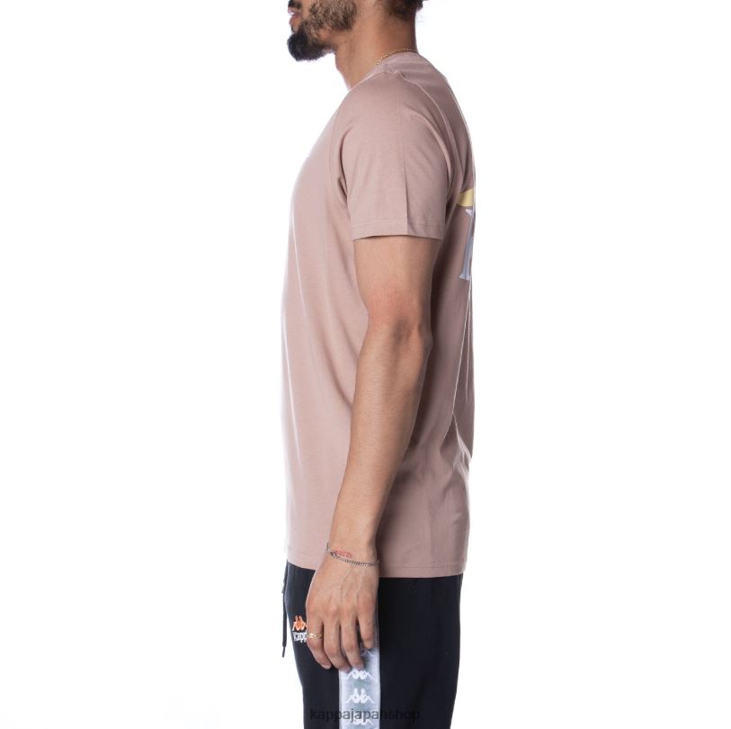 Kappa 男性 本物のエイブルズTシャツ ベージュ 480LJ157