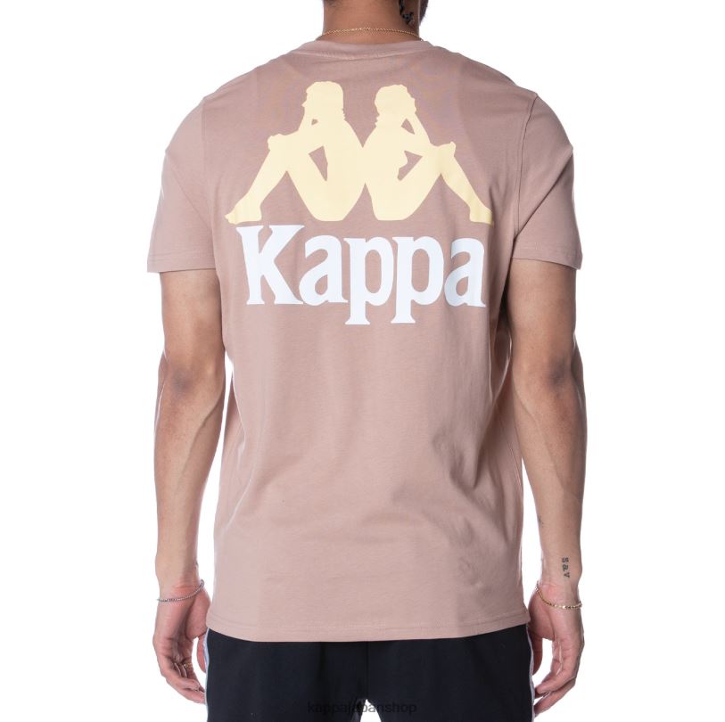 Kappa 男性 本物のエイブルズTシャツ ベージュ 480LJ157