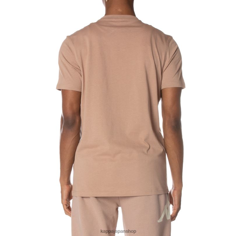 Kappa 男性 オーセンティックチークス Tシャツ ベージュ 480LJ161
