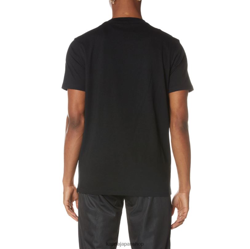 Kappa 男性 本物の牧場Tシャツ 漆黒 480LJ166
