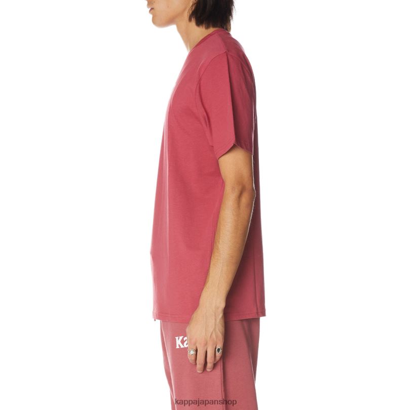 Kappa 男性 本物のルニスTシャツ バーガンディ 480LJ180