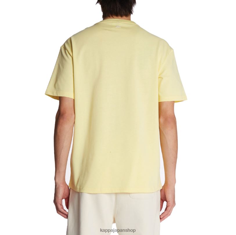 Kappa 男性 ローブジョバーニミルファクTシャツ 黄色 480LJ195