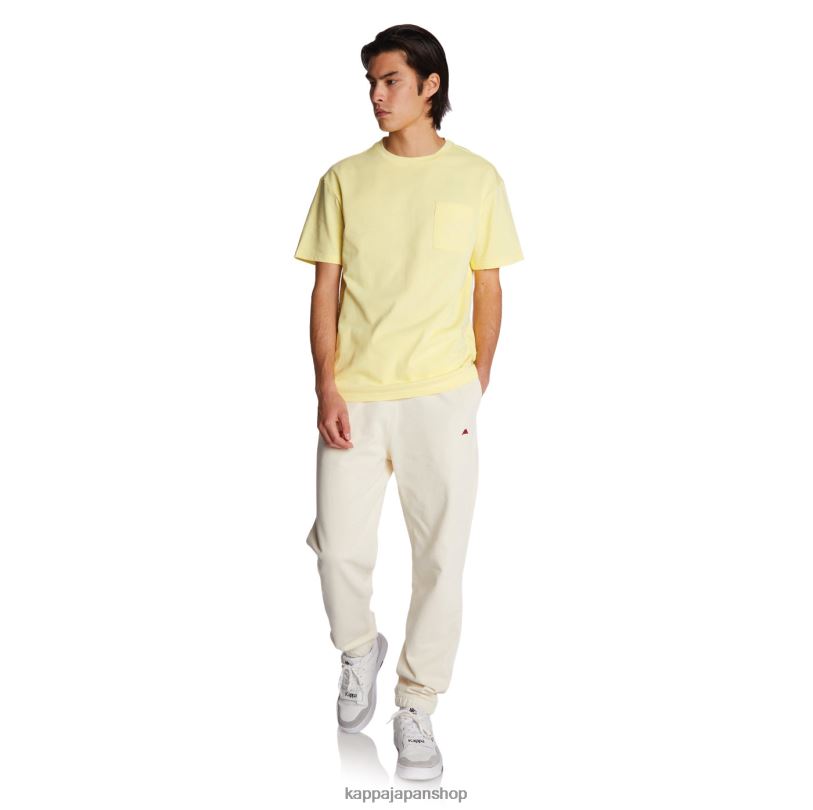 Kappa 男性 ローブジョバーニミルファクTシャツ 黄色 480LJ195