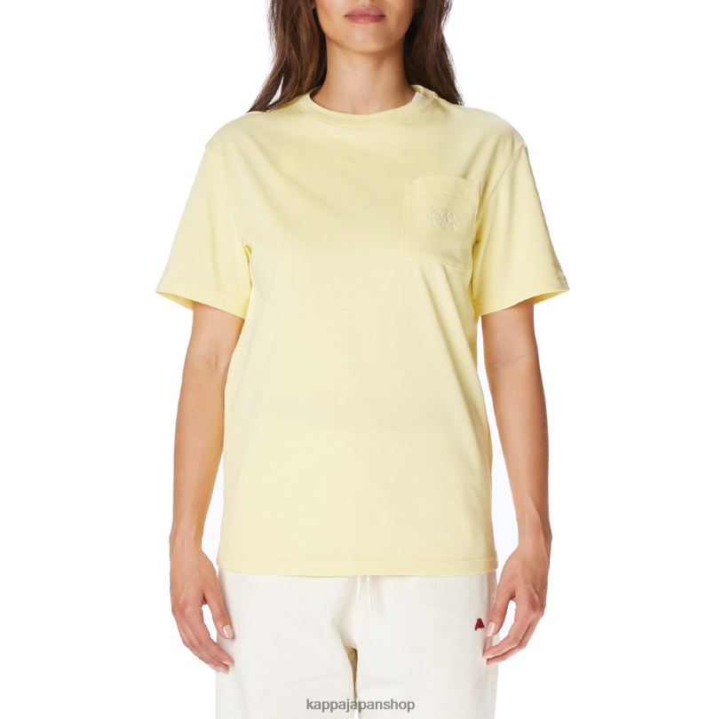 Kappa 男性 ローブジョバーニミルファクTシャツ 黄色 480LJ195