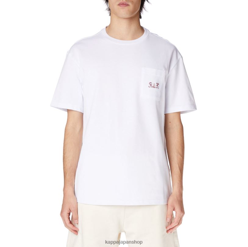 Kappa 男性 ローブジョバーニミルファクTシャツ 白 480LJ196