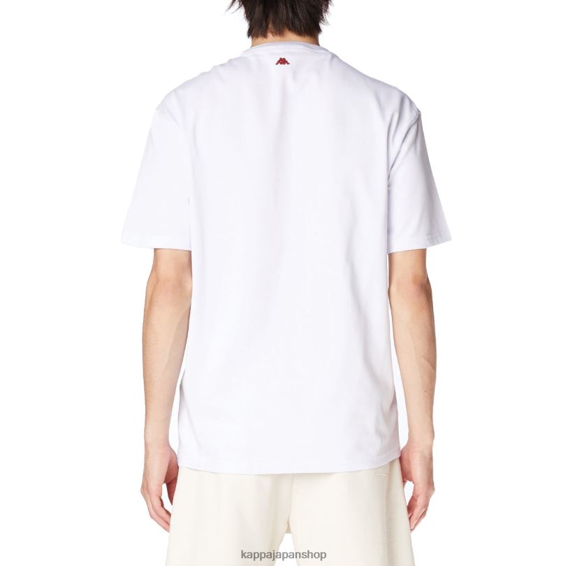 Kappa 男性 ローブジョバーニミルファクTシャツ 白 480LJ196