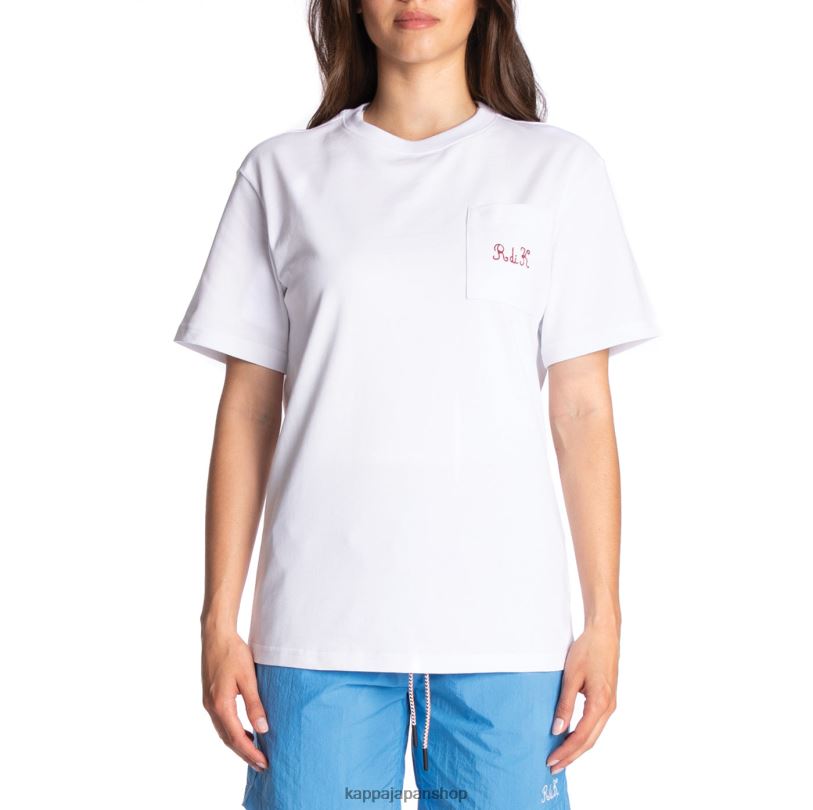 Kappa 男性 ローブジョバーニミルファクTシャツ 白 480LJ196