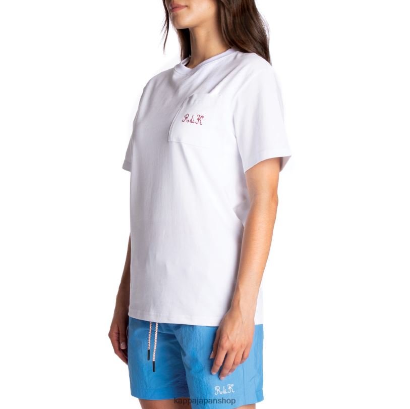 Kappa 男性 ローブジョバーニミルファクTシャツ 白 480LJ196