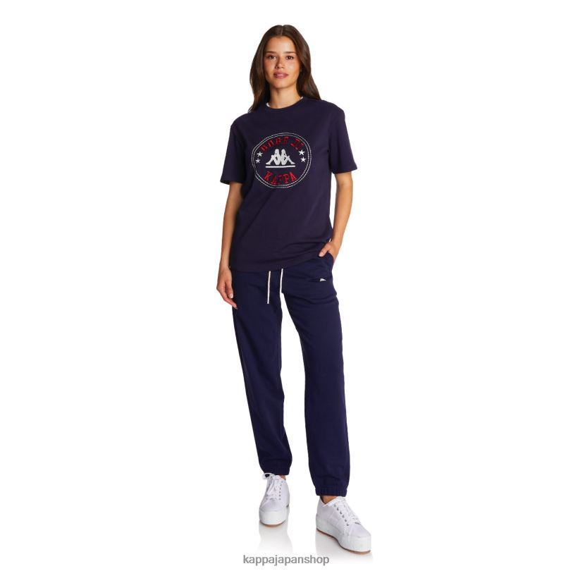 Kappa 男性 ローブ ジョバーニ レヴァティ Tシャツ 海軍 480LJ198
