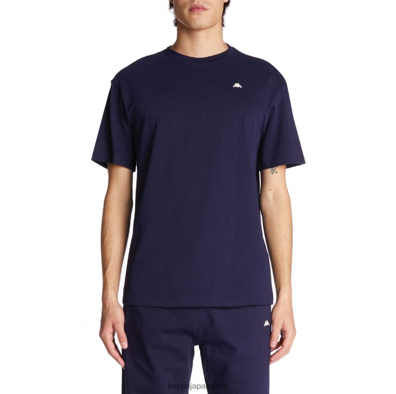 Kappa 男性 ローブジョバーニダルフィスTシャツ 海軍 480LJ199