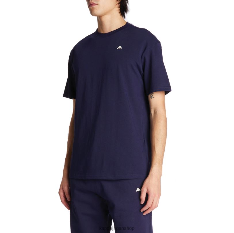 Kappa 男性 ローブジョバーニダルフィスTシャツ 海軍 480LJ199